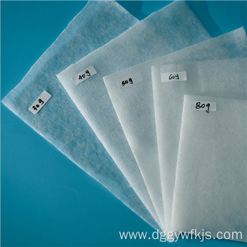 Customized 30g50g80g filter needle punched cotton